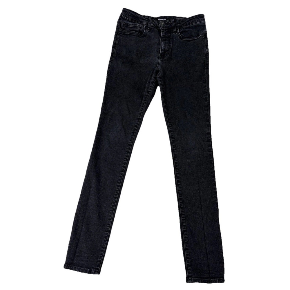 Express Jeans Mens 29x 29 Black‎ Wash Denim